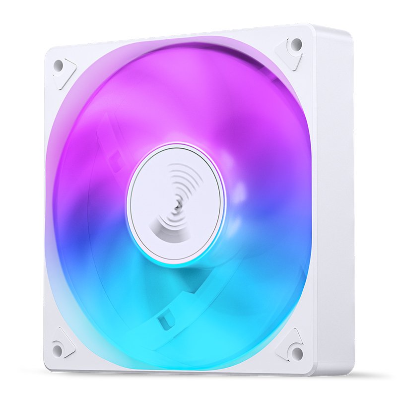 Jonsbo Sl-120c Rgb Ventilador, 3-Pin, 120mm - Blanco