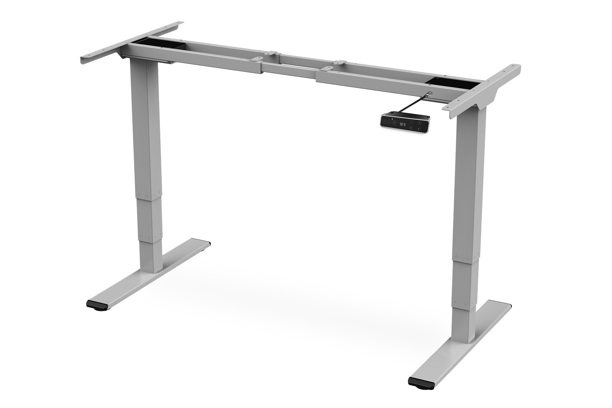 Digitus Bastidor De Mesa Eléctrico De Altura Regulable, Motor Doble, 3 Niveles, Gris