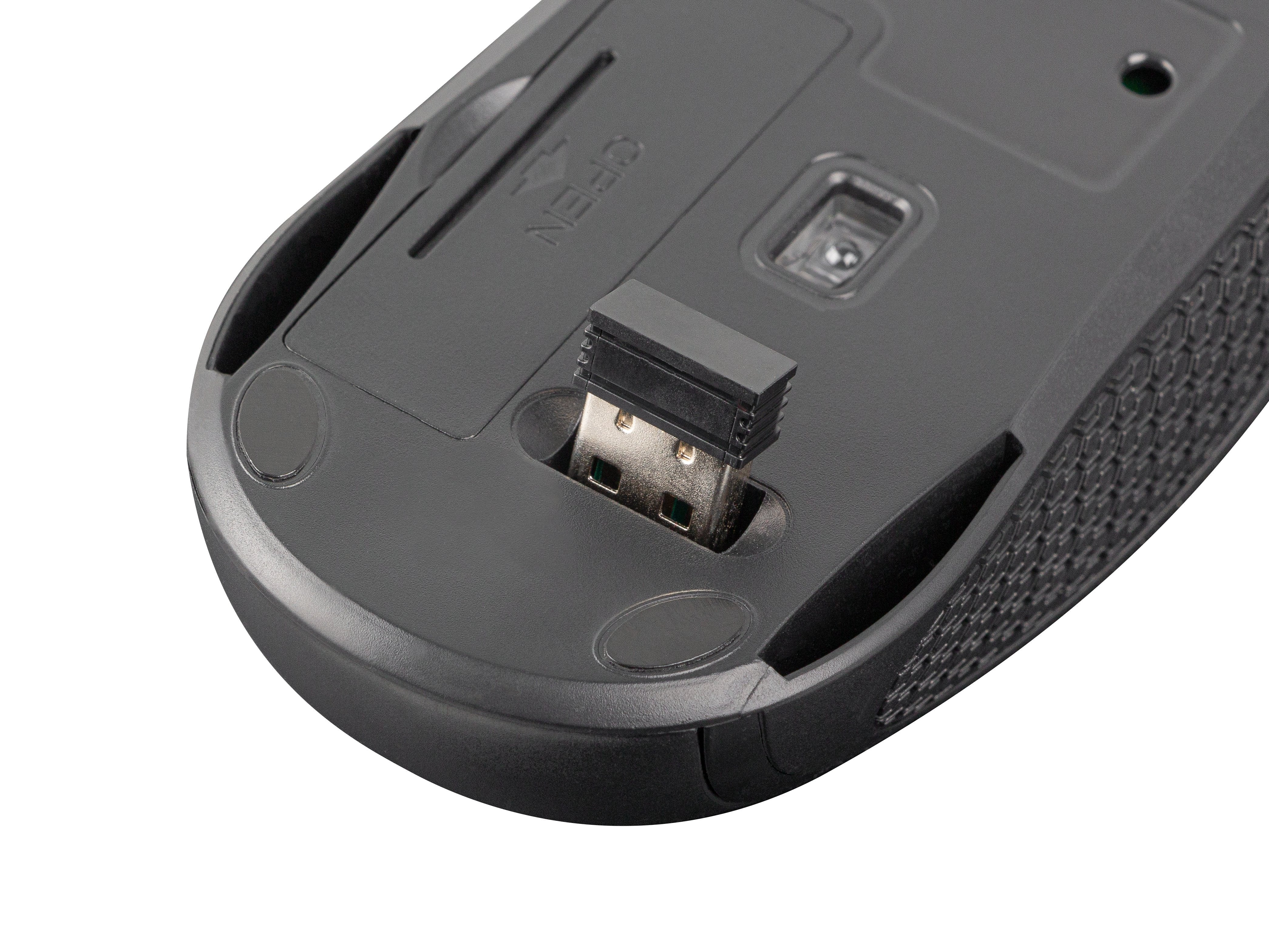 Raton Natec Jay 2 Inalambrico 1600dpi Optical Negro
