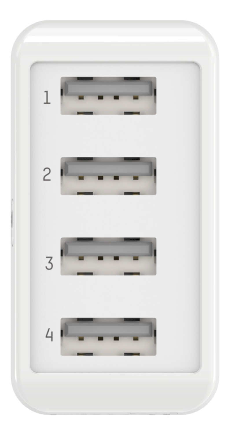 Ansmann Cargador Pared Usb 5v Dc 3000ma 30w 4xusb Blanco