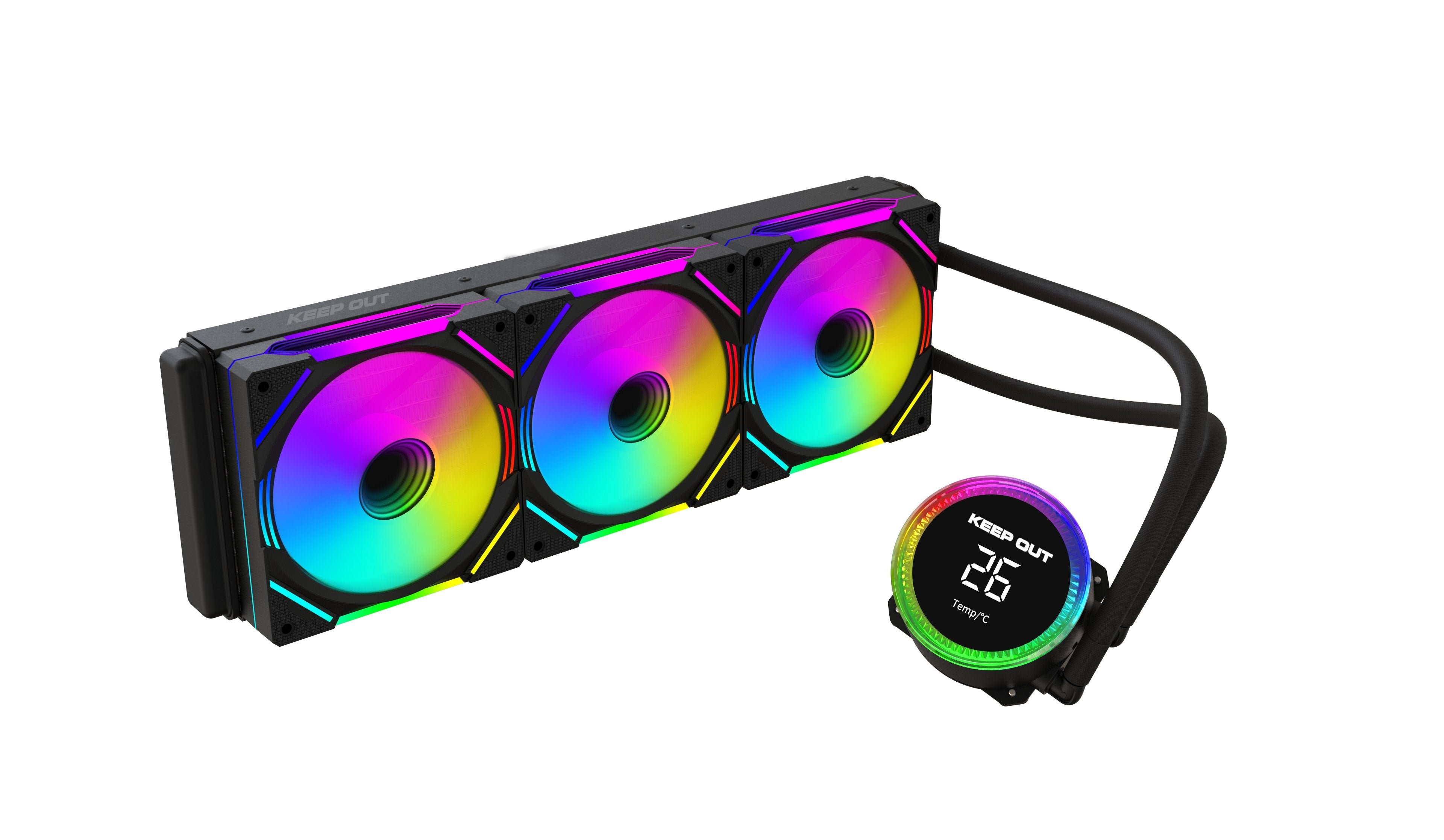 Refrigeracion Liquida Xwc-360 Pro Argb Keepout Argb/ Intel (Lga115x/1200/1700/1366/2011/2066) Y Amd (Am5/Am4).