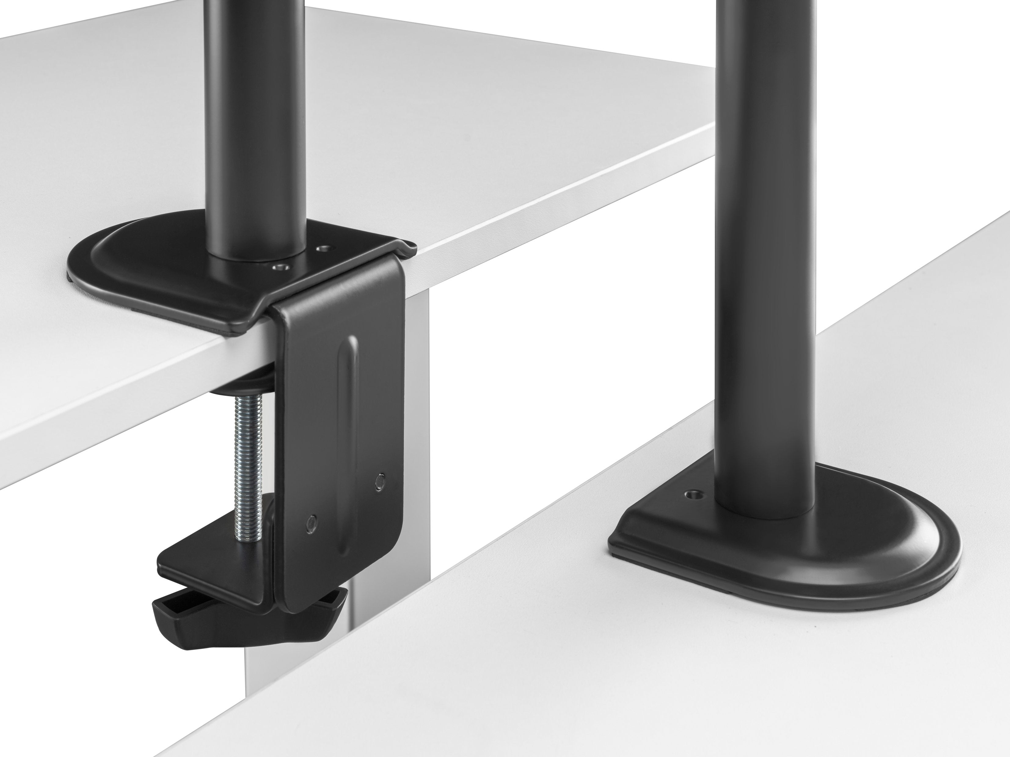 Equip 650157 Soporte Para 2 Monitores 81,3 Cm 17"-32" 9kg Negro Escritorio