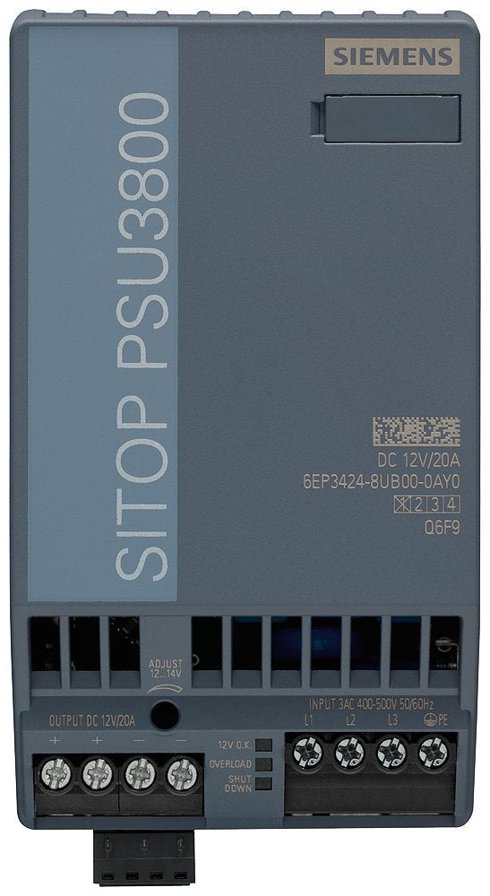Siemens 6ep34248ub000ay0 Fuente De Alimentación Para Carril Din Din-Rail Contenido 1 Ud.