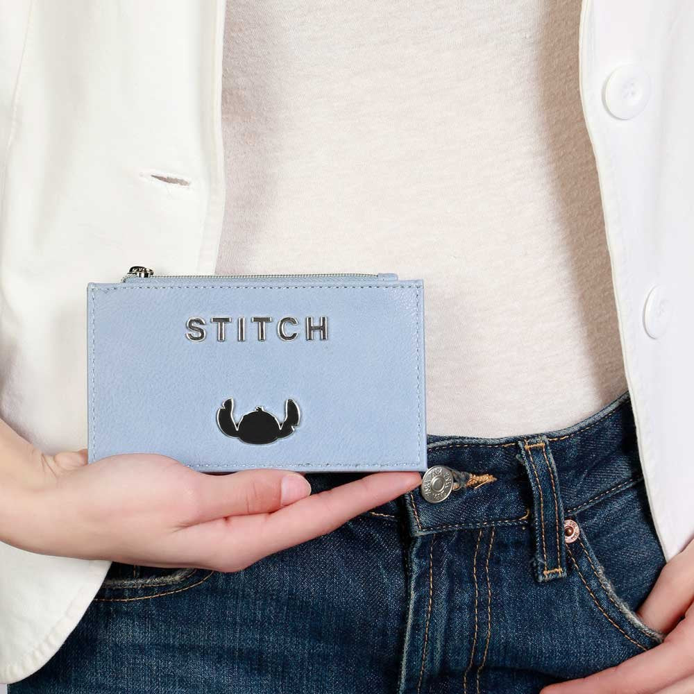 Tarjetero Cream Stel Stitch Disney