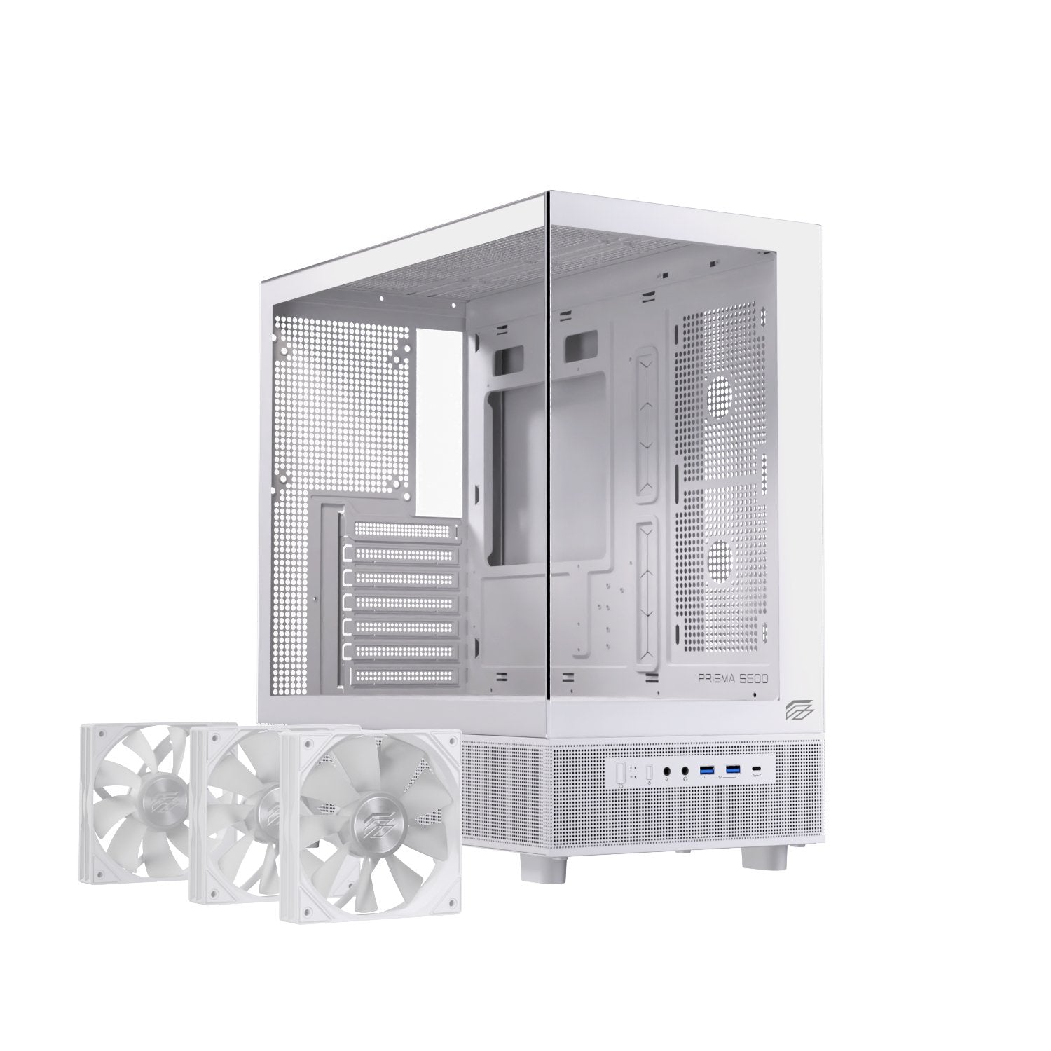 EAN 6977277369151 - Einarex EXCS-PR-500R-W carcasa de ordenador Midi Tower Blanco imagen 3