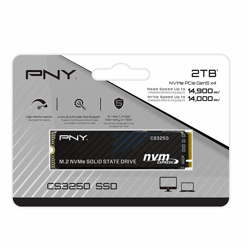 EAN 4718006459833 - PNY CS3250 2 TB M.2 PCI Express 5.0 NVMe 3D NAND imagen 2