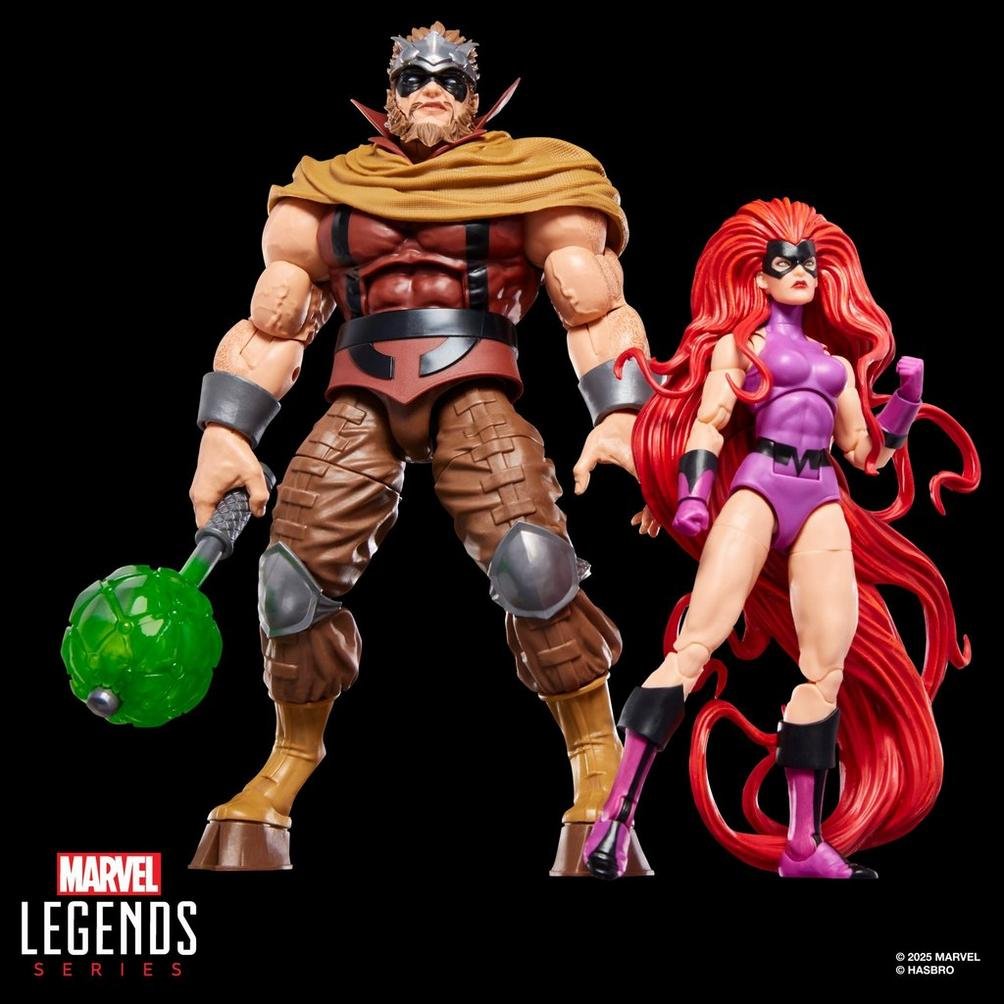 Figuras Blister 2 Medusa & Gorgon Inhumanos Marvel Legends Series 15cm