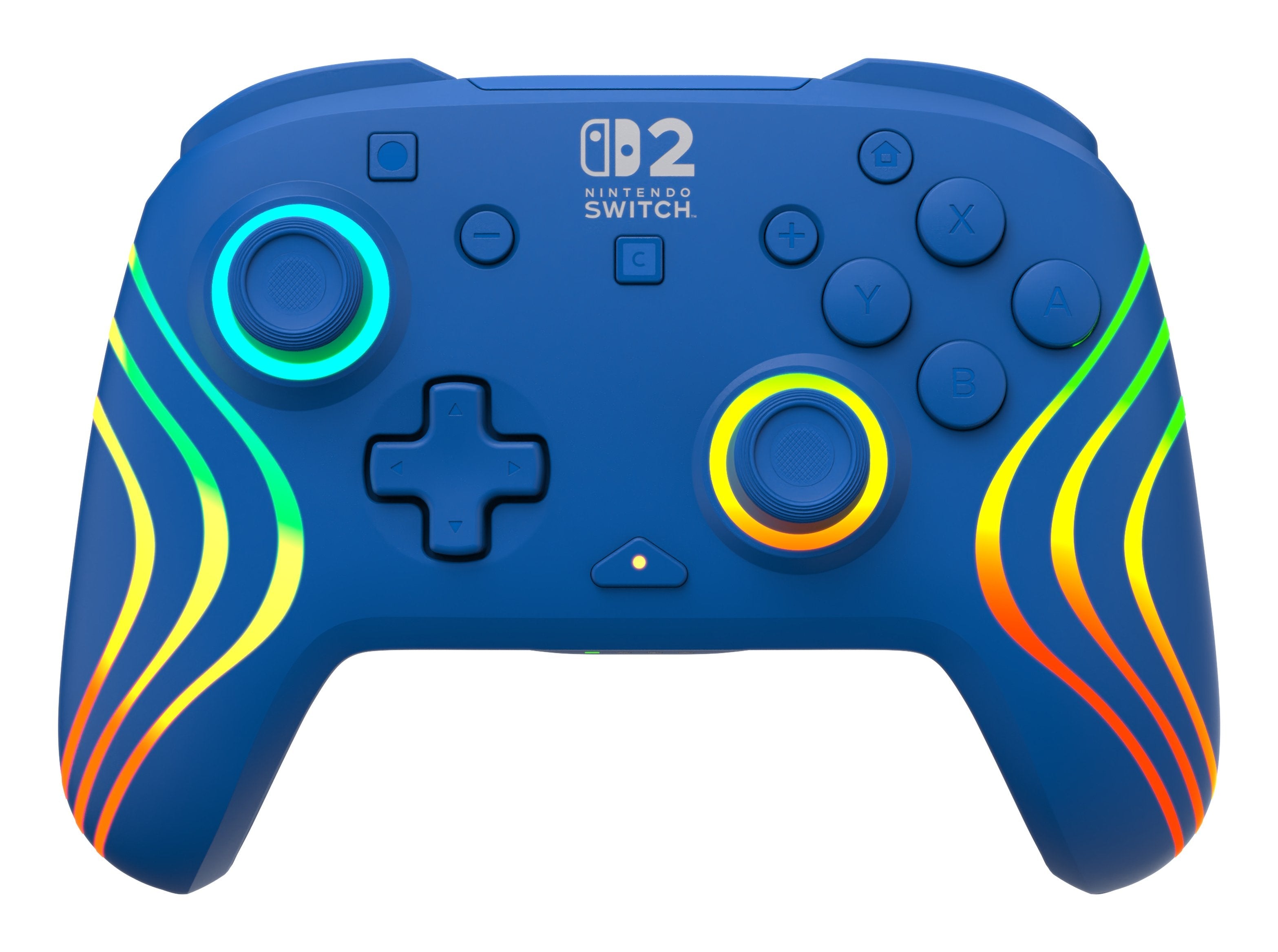 Turtle Beach Afterglow Azul Mando De Juego Rgb Inalámbrico Para Nintendo Switch 2