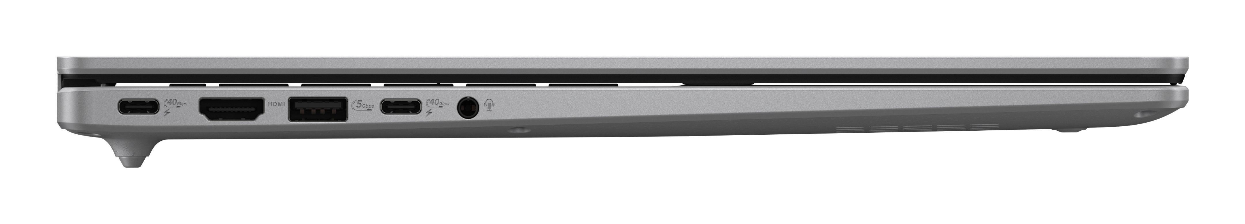 Portátil Asus Vivobook 16 X1607ca-Mb389w U7 255h 16gb 512gb 16" W11h Plata Noac