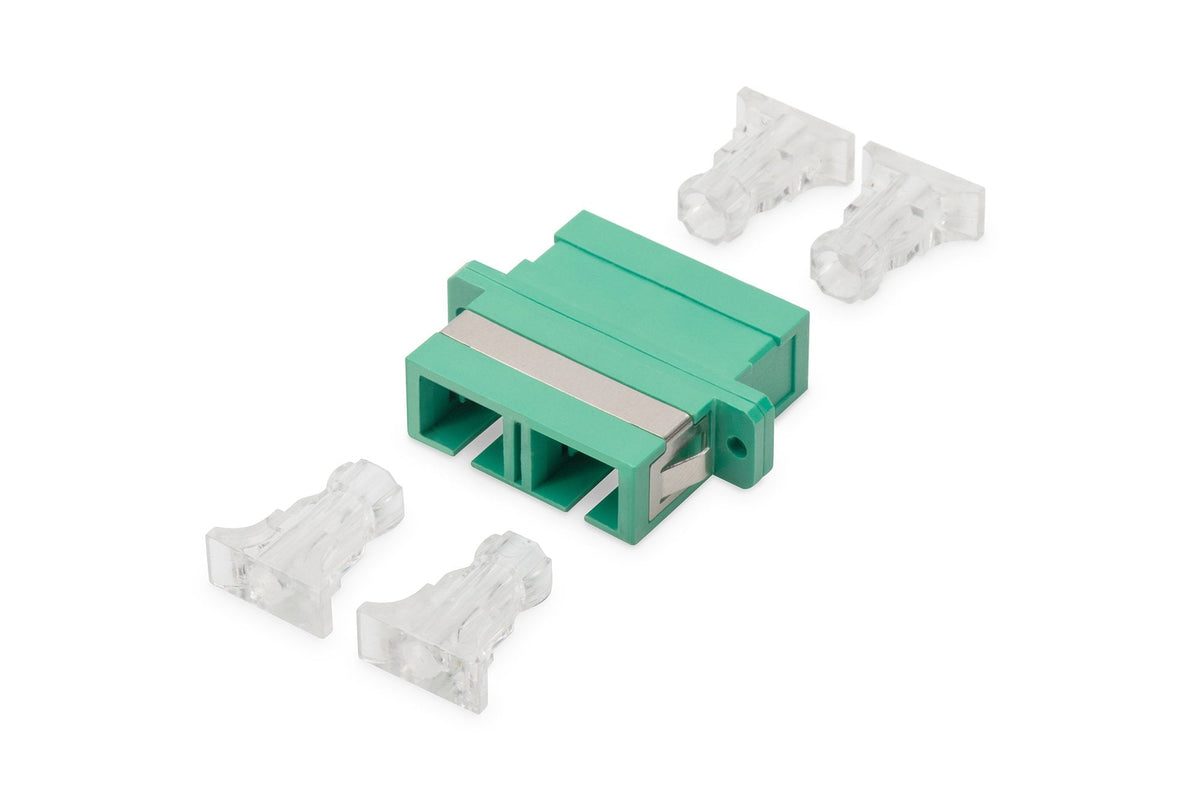 Digitus Dn-96003-1apc Adaptador De Fibra Óptica Sc/Apc Verde, Transparente