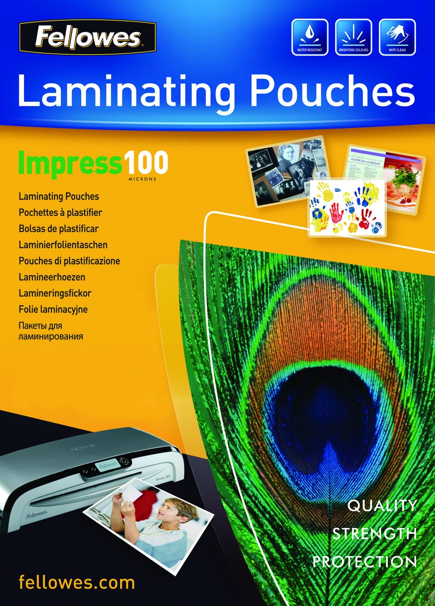 EAN 0077511535116 - Fellowes 5351111 plastificador 100 pieza(s) imagen 1