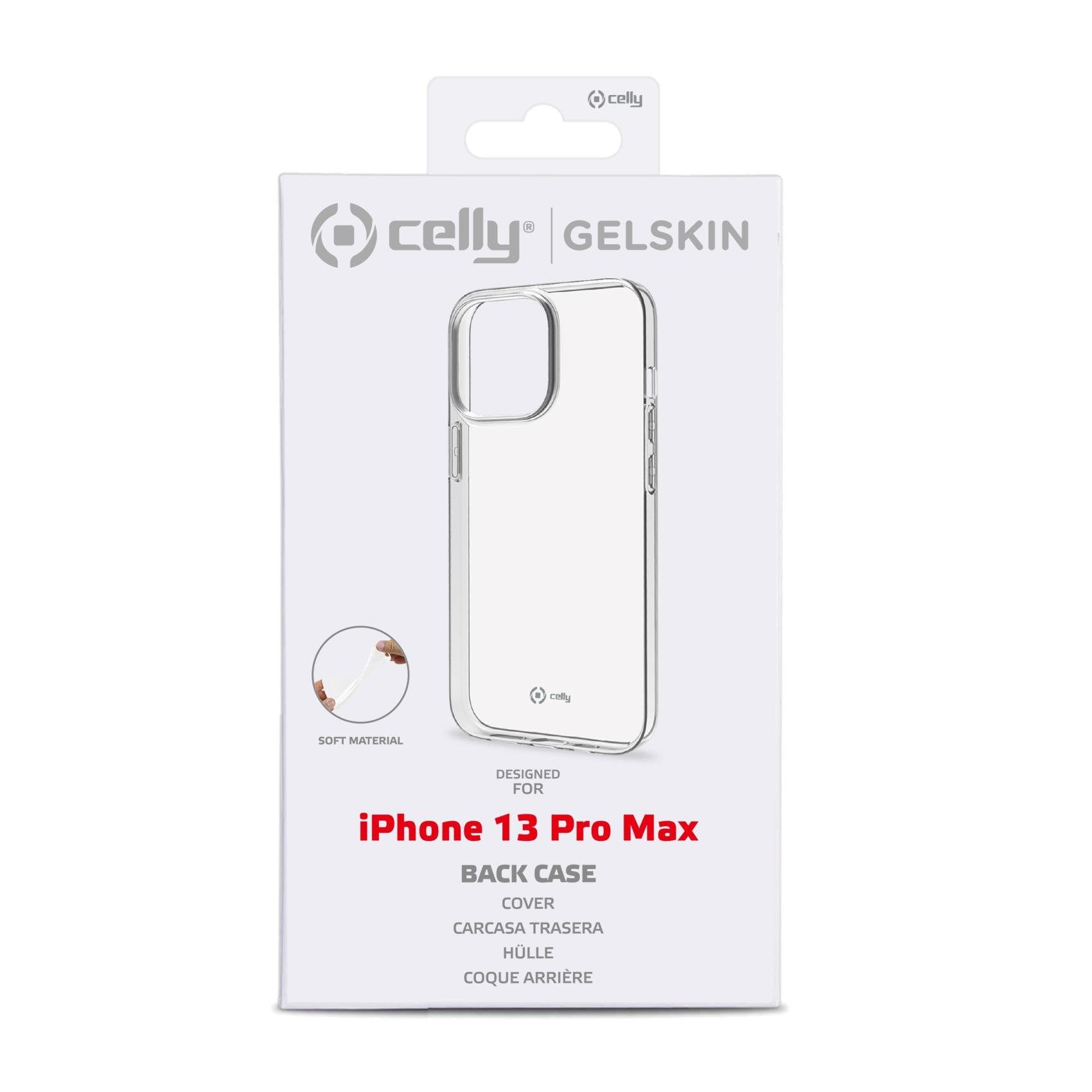Celly Gelskin Funda Para Apple Iphone 13 Pro Max  (6.7") Transparente