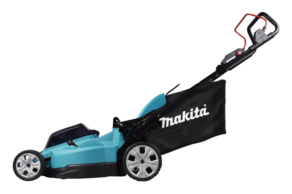 EAN 0088381756679 - Makita DLM480PT2 cortadora de césped Cortacésped manual Batería Negro, Turquesa imagen 9