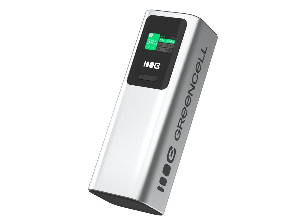 EAN 5904326374713 - Green Cell GC PBGC25UD - Powerbank PBGC25UD, 25200 mAh, 140 W, 1x USB-A, 2x USB-C Ión de litio Aluminio,  imagen 2