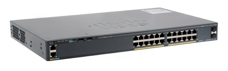 Cisco Interruptor Ws-C2960x-24ts-Ll / 296024l Negro