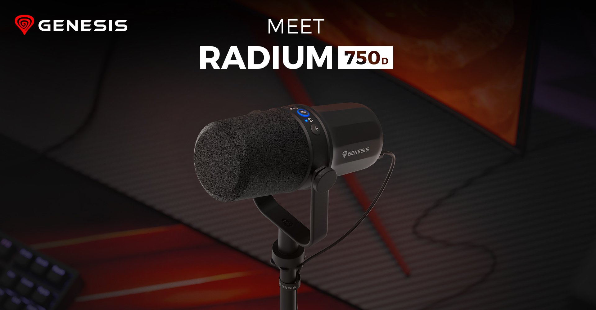 Genesis Gaming Mikrofon Radium 750d