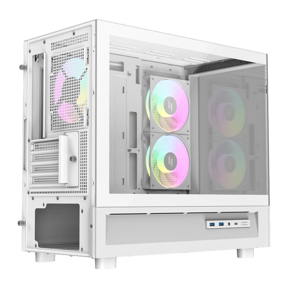 Caja  Pc Gamemax  Nex C31 Wh  Matx Btf