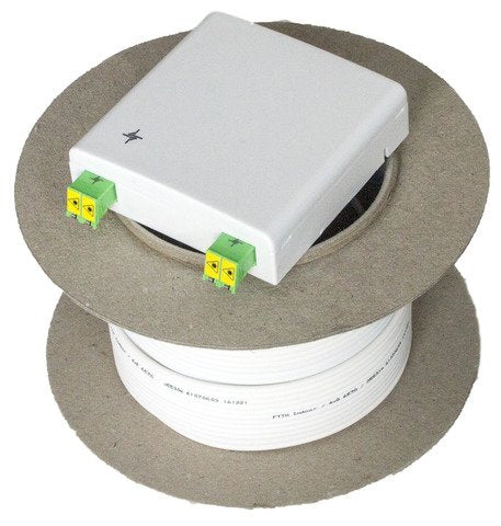 Telegärtner H02082a0014 Cable De Fibra Optica 25 M Lc 4x Lc Blanco