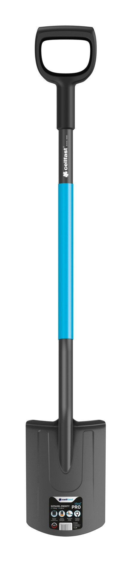 EAN 5907512603673 - CELLFAST 40-203 pala y paleta Spade Acero, Fibra de vidrio Negro, Azul imagen 2
