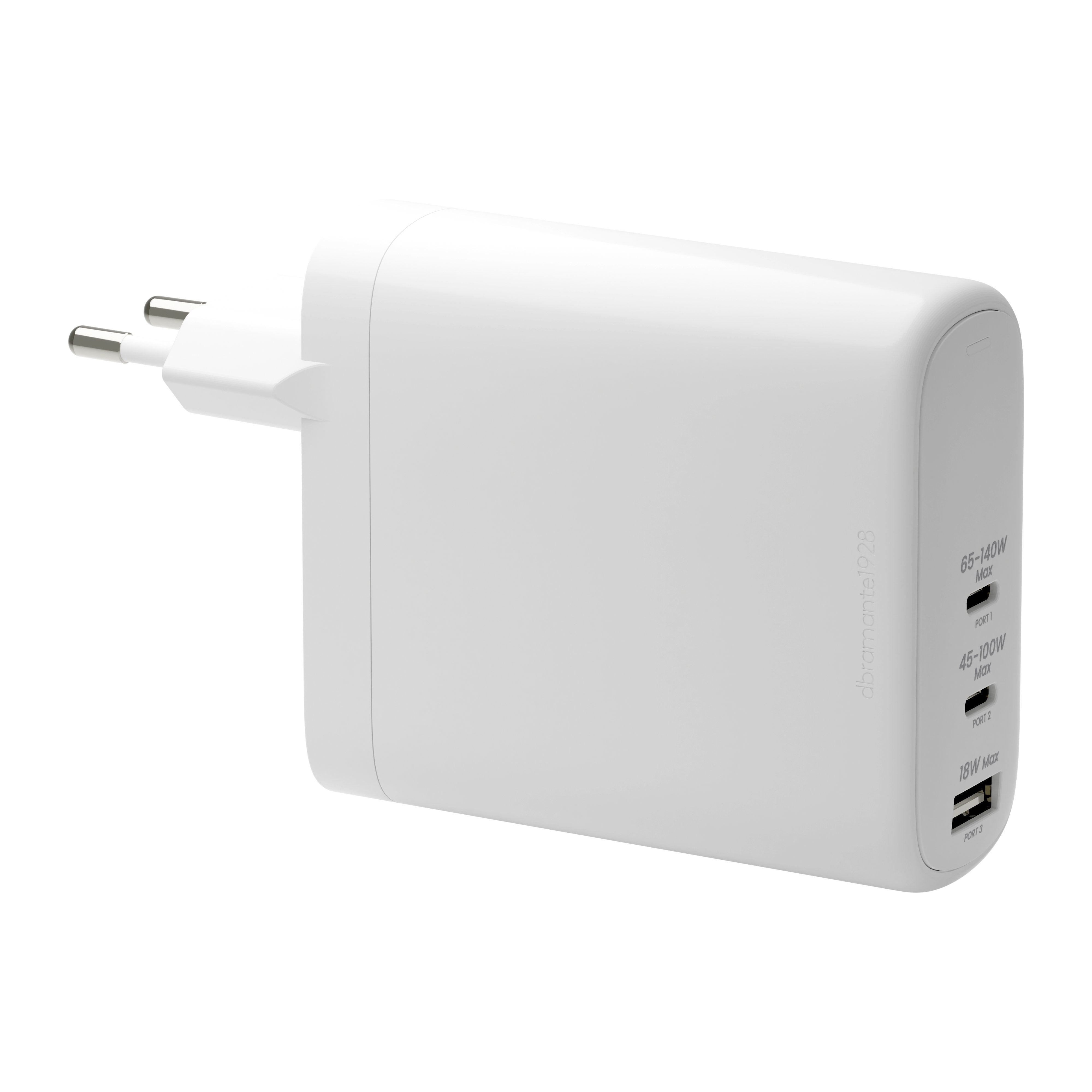 Dbramante1928 Re-Charge Adaptador De Corriente 140 Vatios Usb-C Usb Blanco Europa