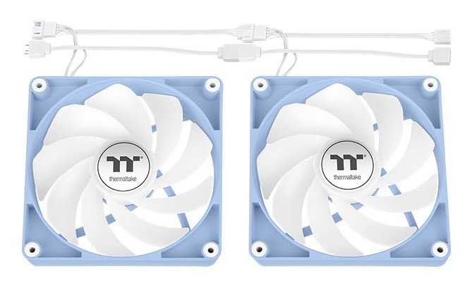 Ventilador Inverso Caja Thermaltake Ct120 Argb 2xvent Azul Hydrangea