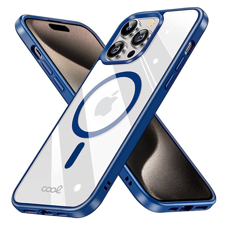 Funda Cool Iphone 15 Pro Max Mag Azul