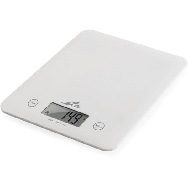 Eta Bascula De Cocina Lori Eta277790000 Peso Mã¡Ximo (Capacidad) 5 Kg, Graduaciã³n 1 G, Display Tipo Lcd, Blanco