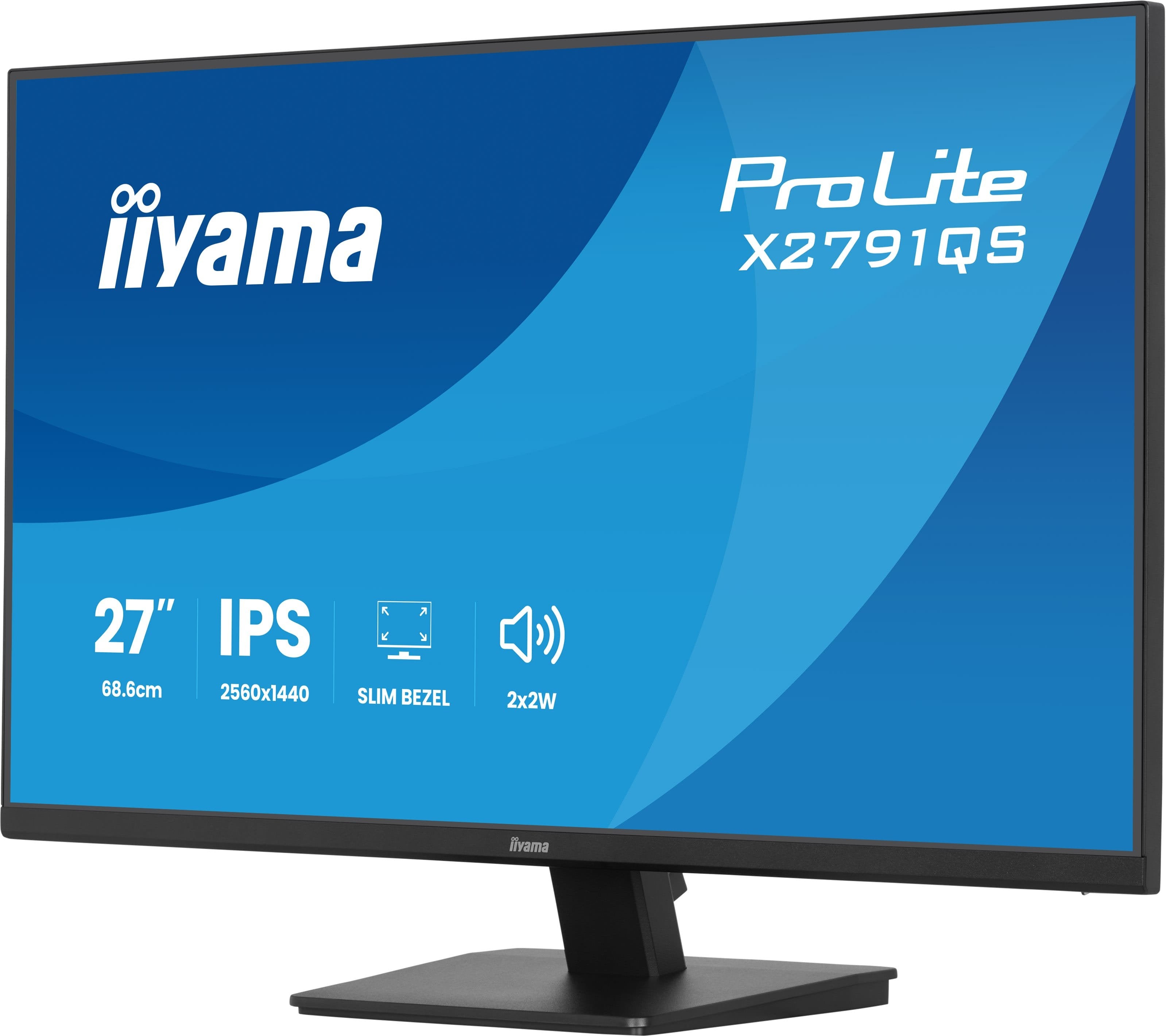 Monitor Iiyama 27" Ips, 4-Side Slim Bezel 2560x1440 75hz