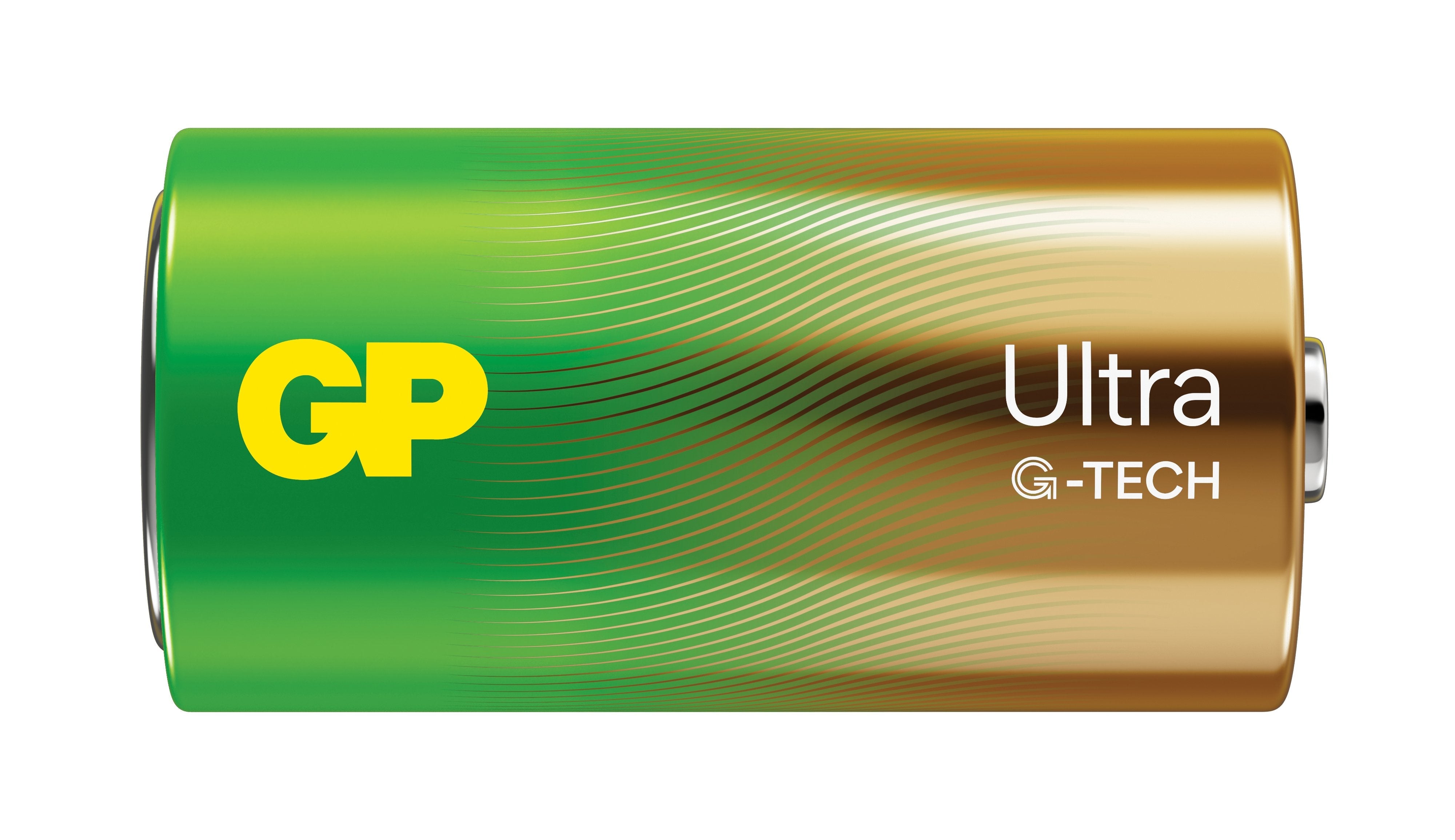 Gp Ultra Alkaline C/Lr14  Battery. 2-Pack