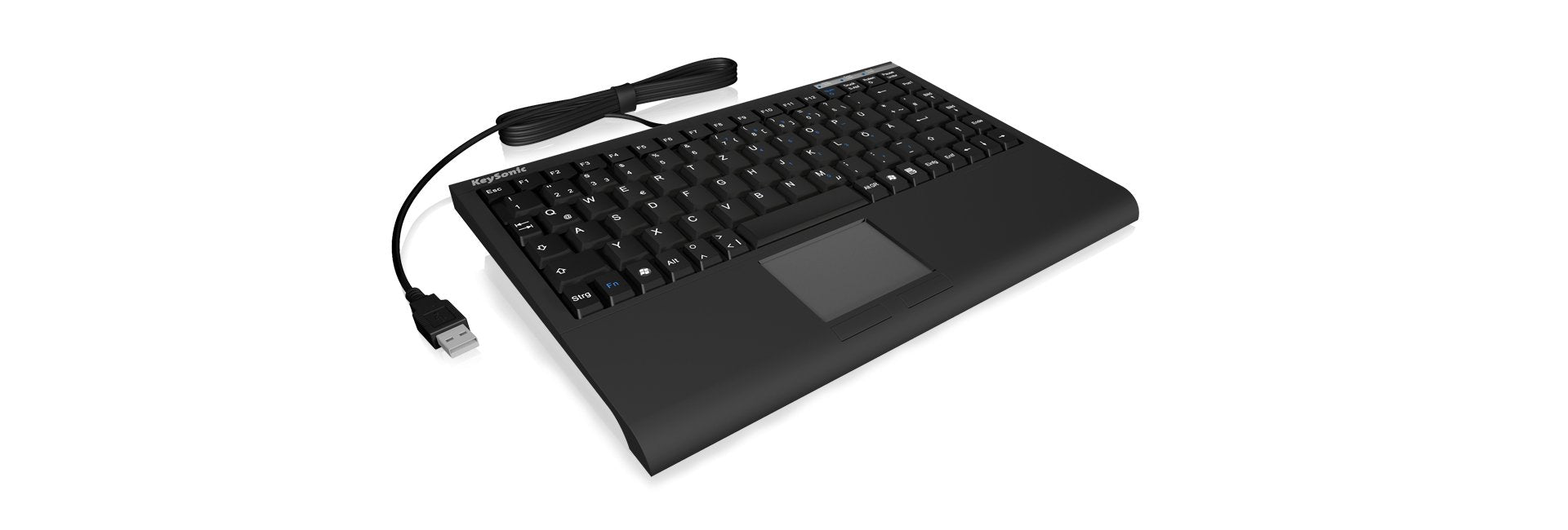 EAN 4250078143123 - KeySonic ACK-540U+ (DE) teclado Oficina USB QWERTZ Alemán Negro imagen 2