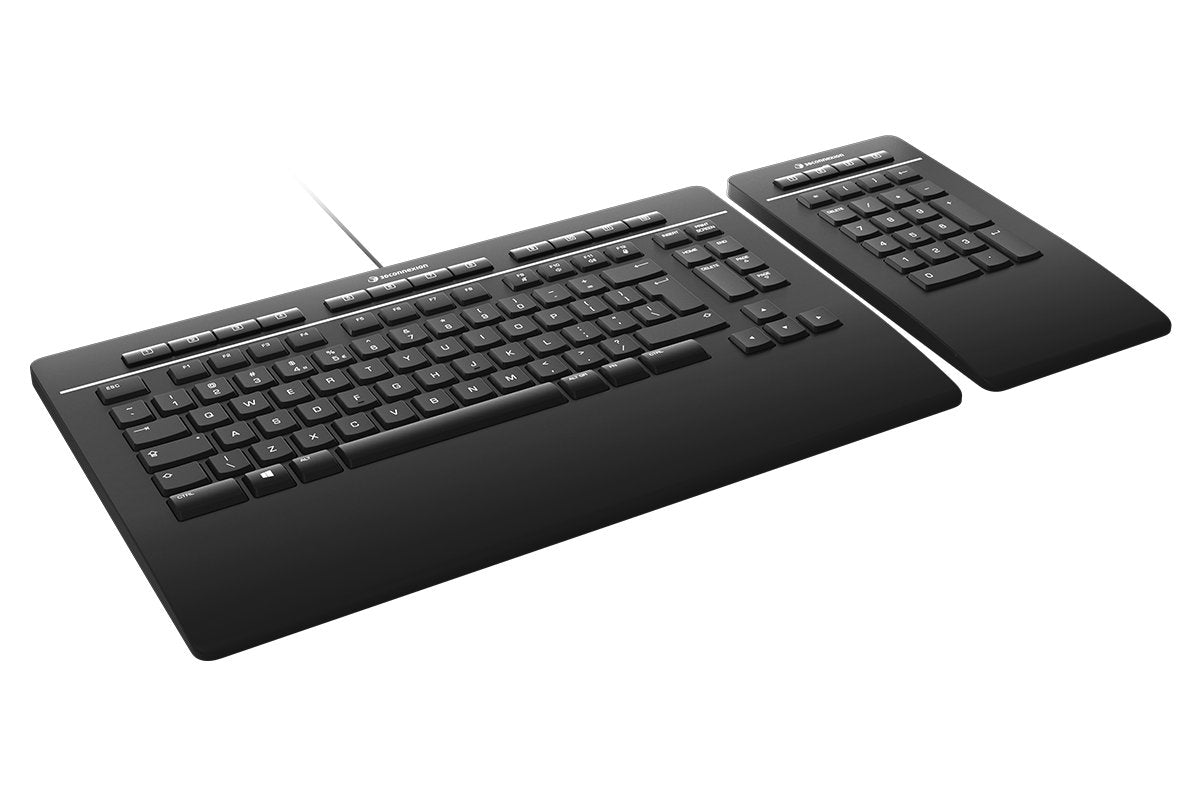 EAN 4260016341269 - 3Dconnexion Keyboard Pro with Numpad teclado Oficina USB + RF Wireless + Bluetooth AZERTY Francés Negro imagen 3
