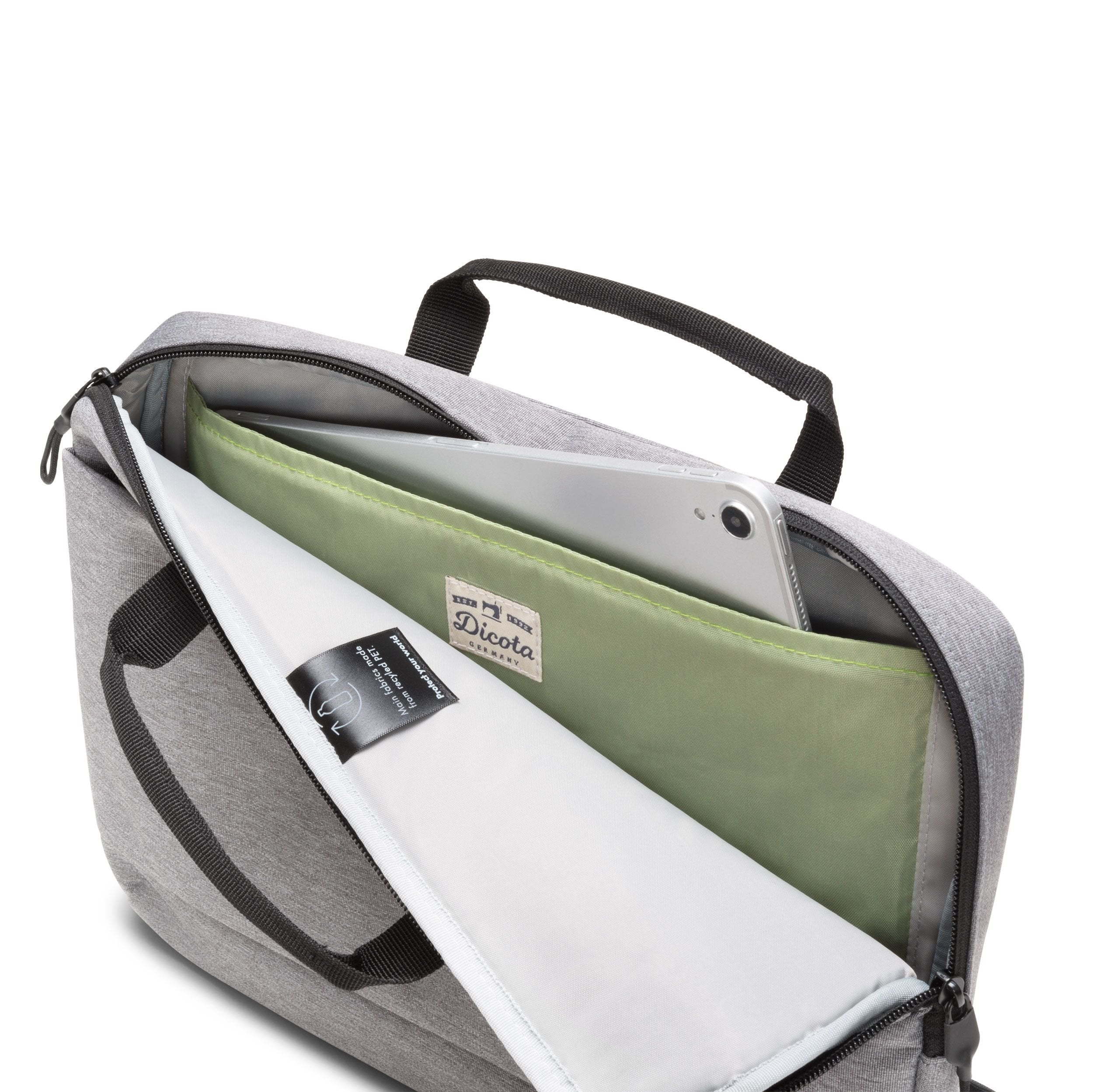 EAN 7640186418126 - DICOTA Slim Eco MOTION 10-11.6" 29,5 cm (11.6") Maletín Gris imagen 8