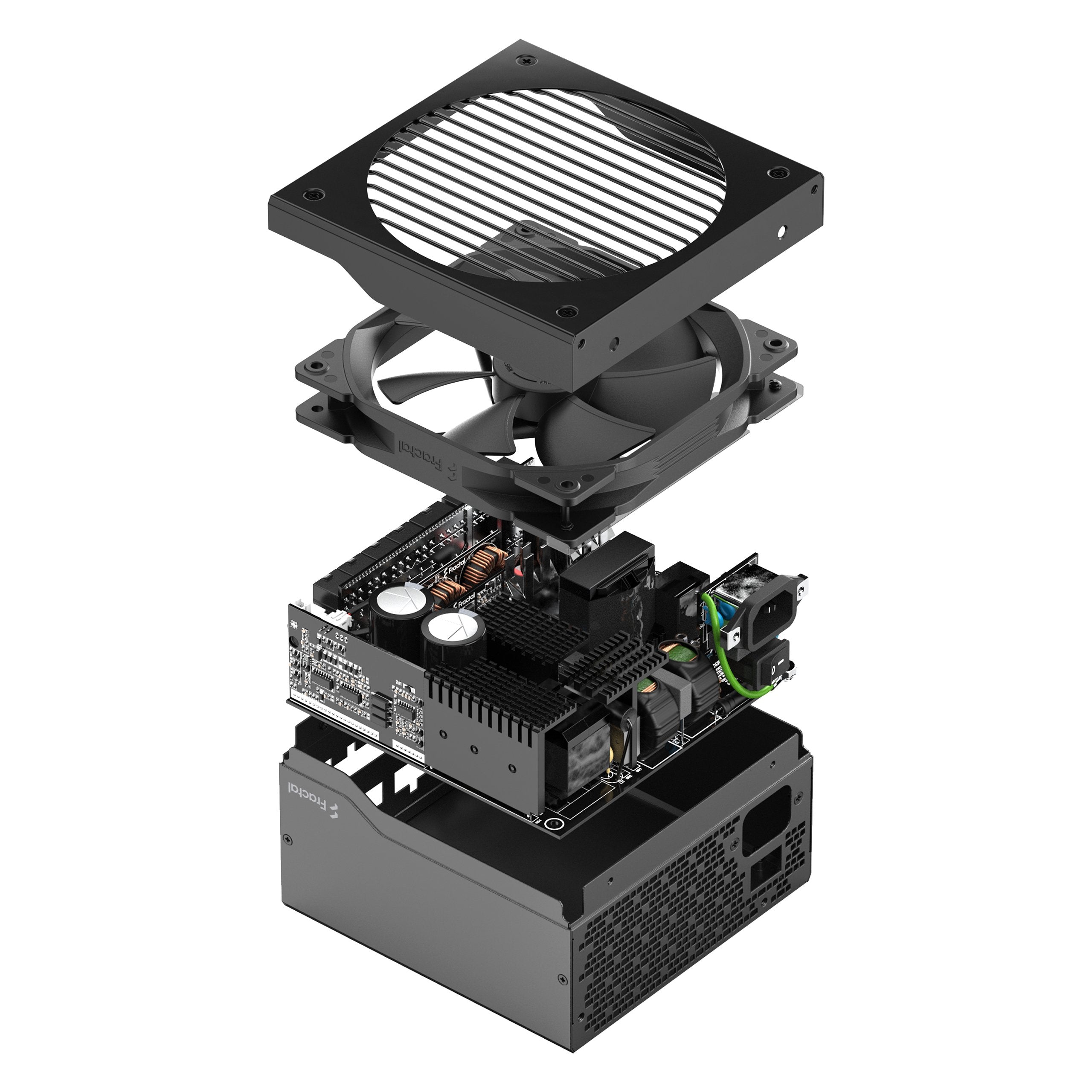 Fuente De Alimentacion Fractal Design Ion+ 2 Platinum 860w, Para Pc Fd-P-Ia2p-860-Eu