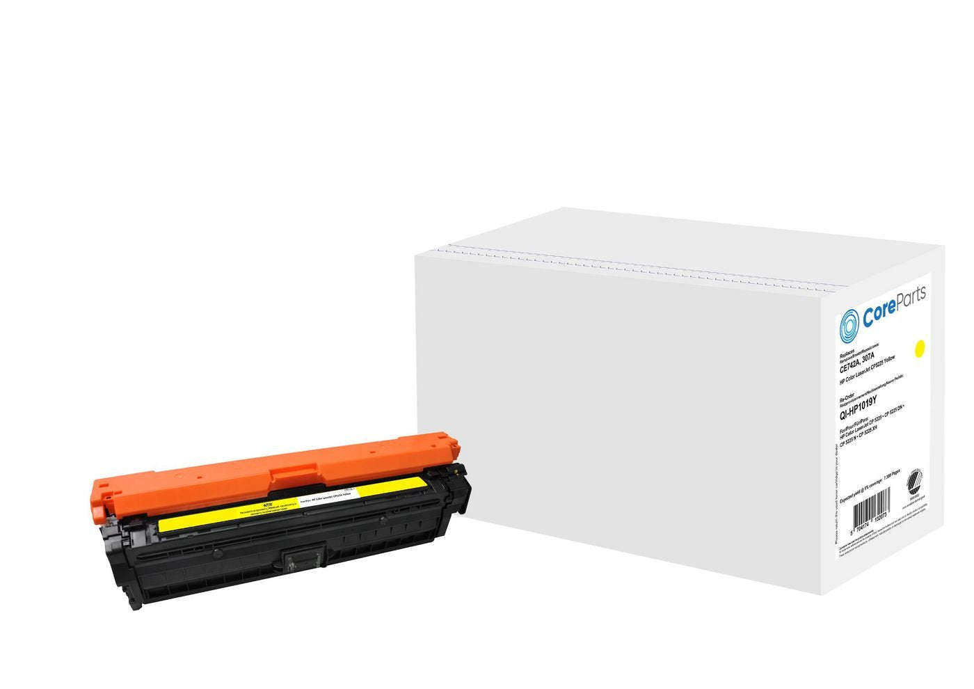 Toner Yellow Ce742a Pages: 7.300, Nordic Swan