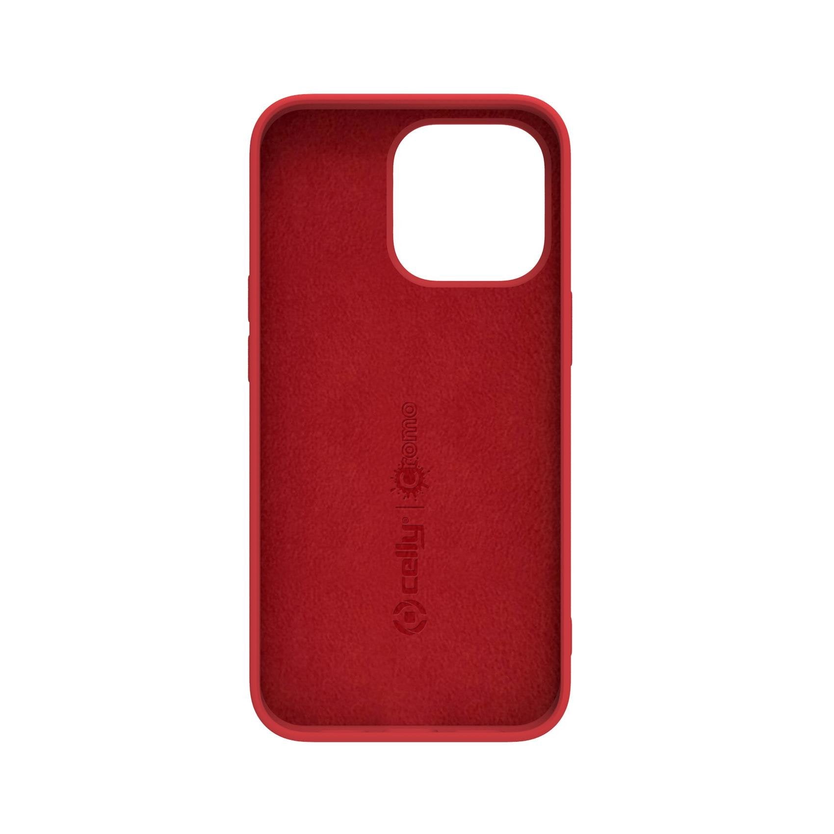 Celly Cromo Funda Para Iphone 14 Pro Max  (6.7") Rojo