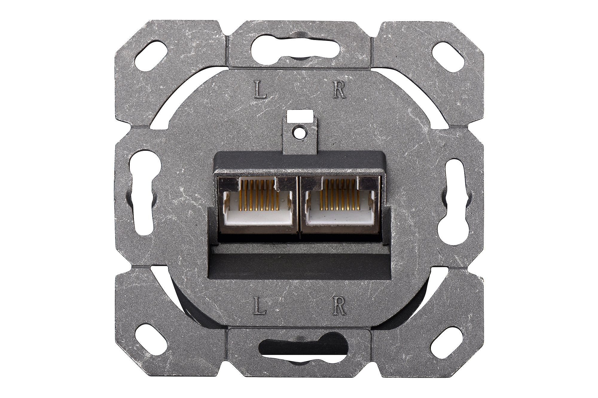 EAN 4016032320227 - Digitus DN-9008-1 toma de corriente 2 x RJ-45 Blanco imagen 5