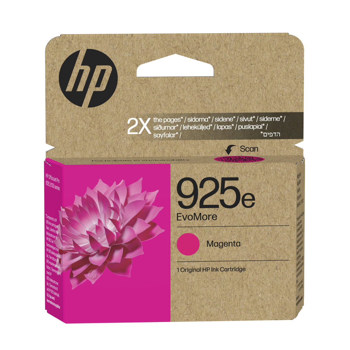 EAN 0199764687715 - HP 925e EvoMore Magenta Original Ink Cartridge cartucho de tinta 1 pieza(s) Alto rendimiento (XL) imagen 1
