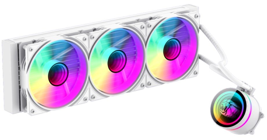 Gamemax  Cpu Liquid Cooler  Iceburg 360 Infinity  White