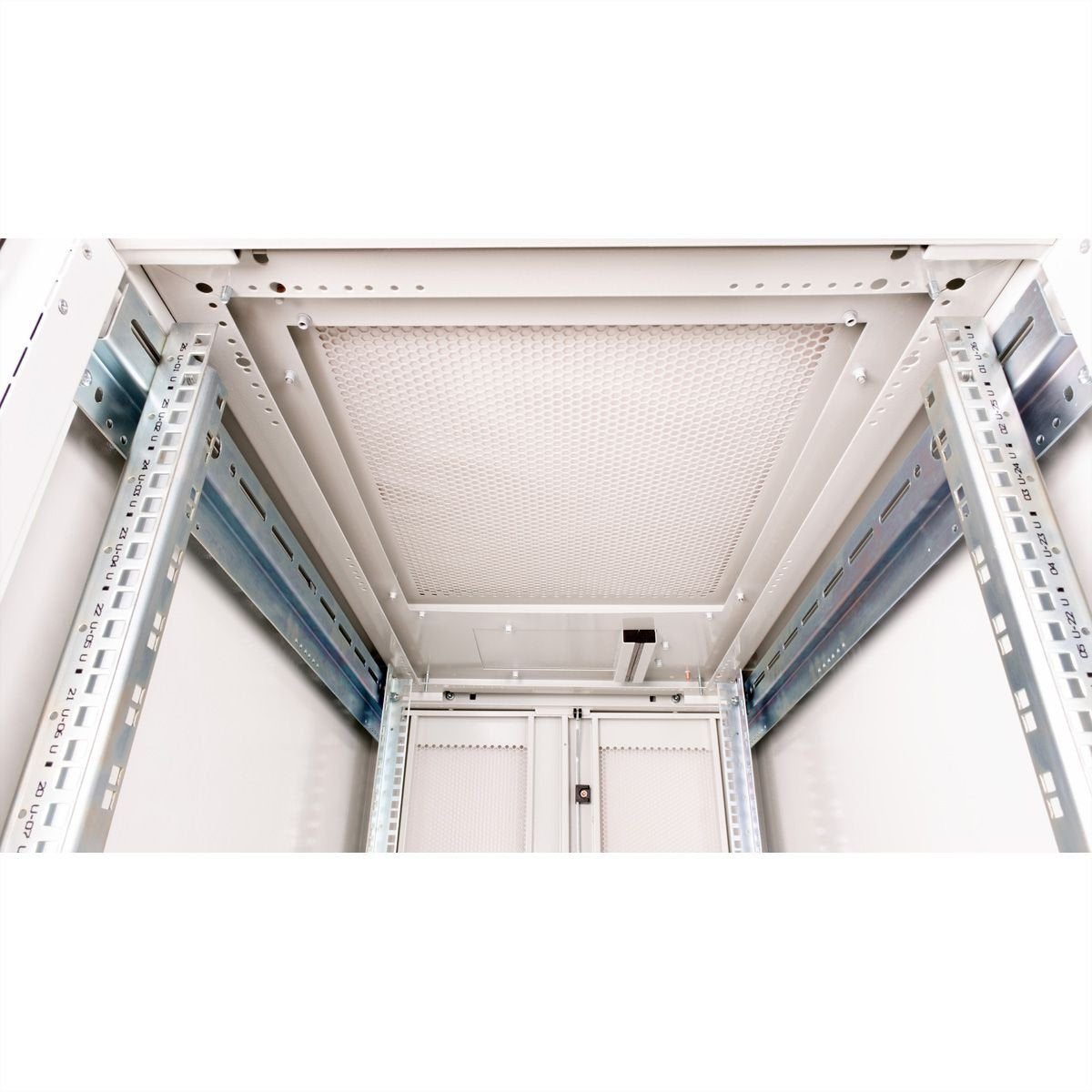 Roline 19-Zoll Serverschrank Pro 26 He, 600x1000 Bxt Grau Plexiglas
