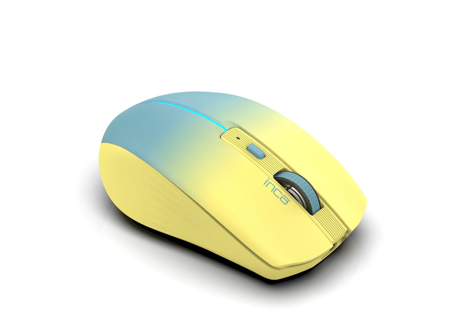 Raton  Inca Iwm-511rs 1600 Dpi,Wrls & Bt,6d Tame, Amarillo