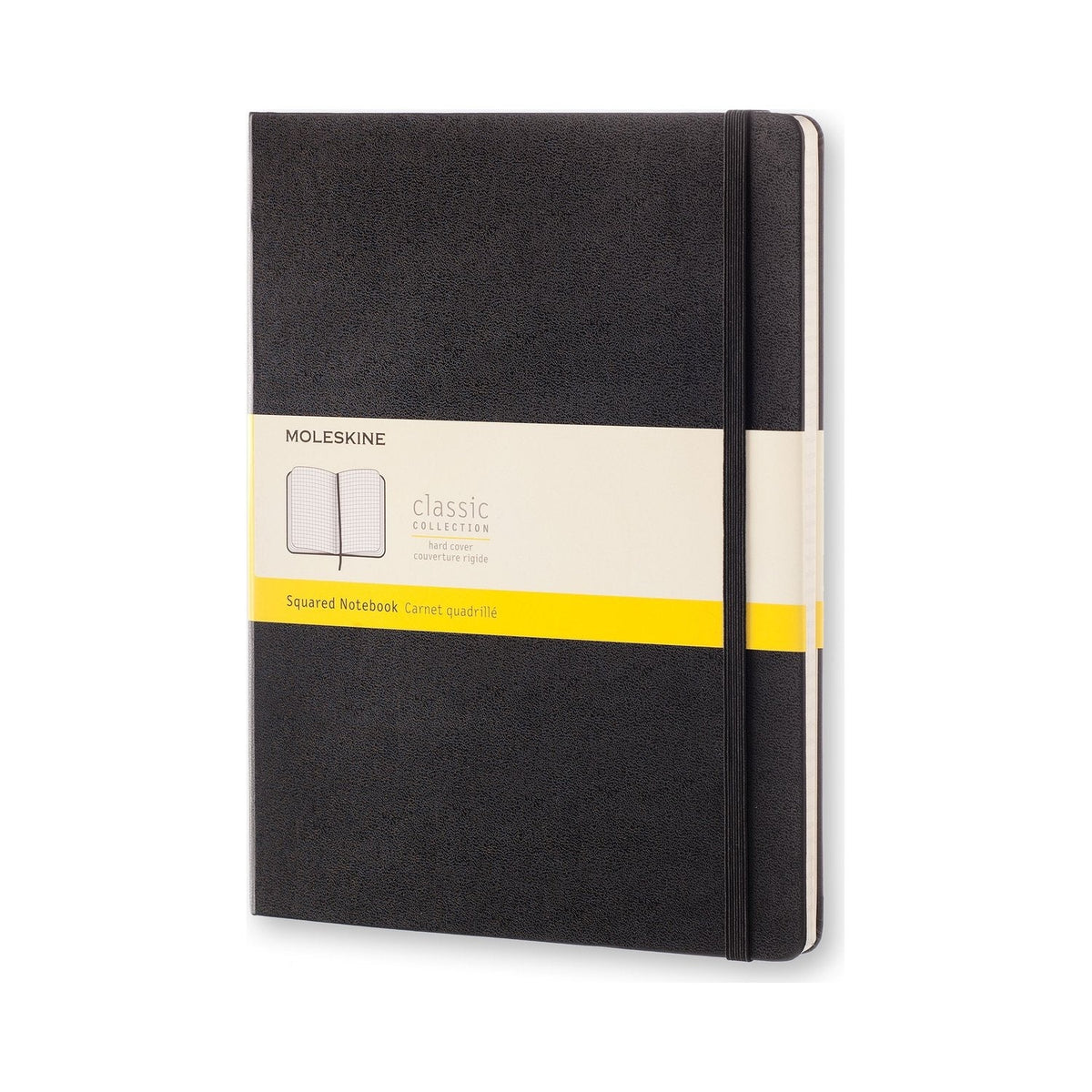 Moleskine Cuaderno Classic Tapa Dura 192 Paginas Cuadricula X-Large Negro