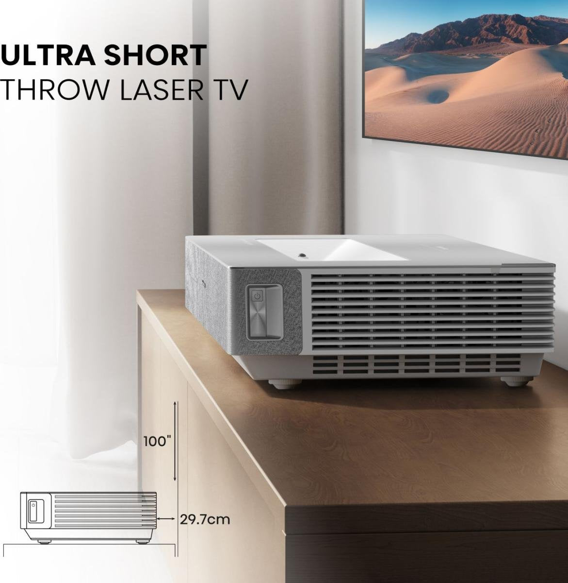 EAN 6942351409559 - Hisense 100L5ND proyector de TV Proyector de alcance ultracorto 2700 lúmenes ANSI DLP UHD 4K (3840x2160)  imagen 13