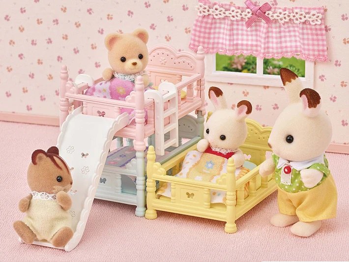Epoch Sylvanian Families - Dreistöckiges Babyhochbett 5741