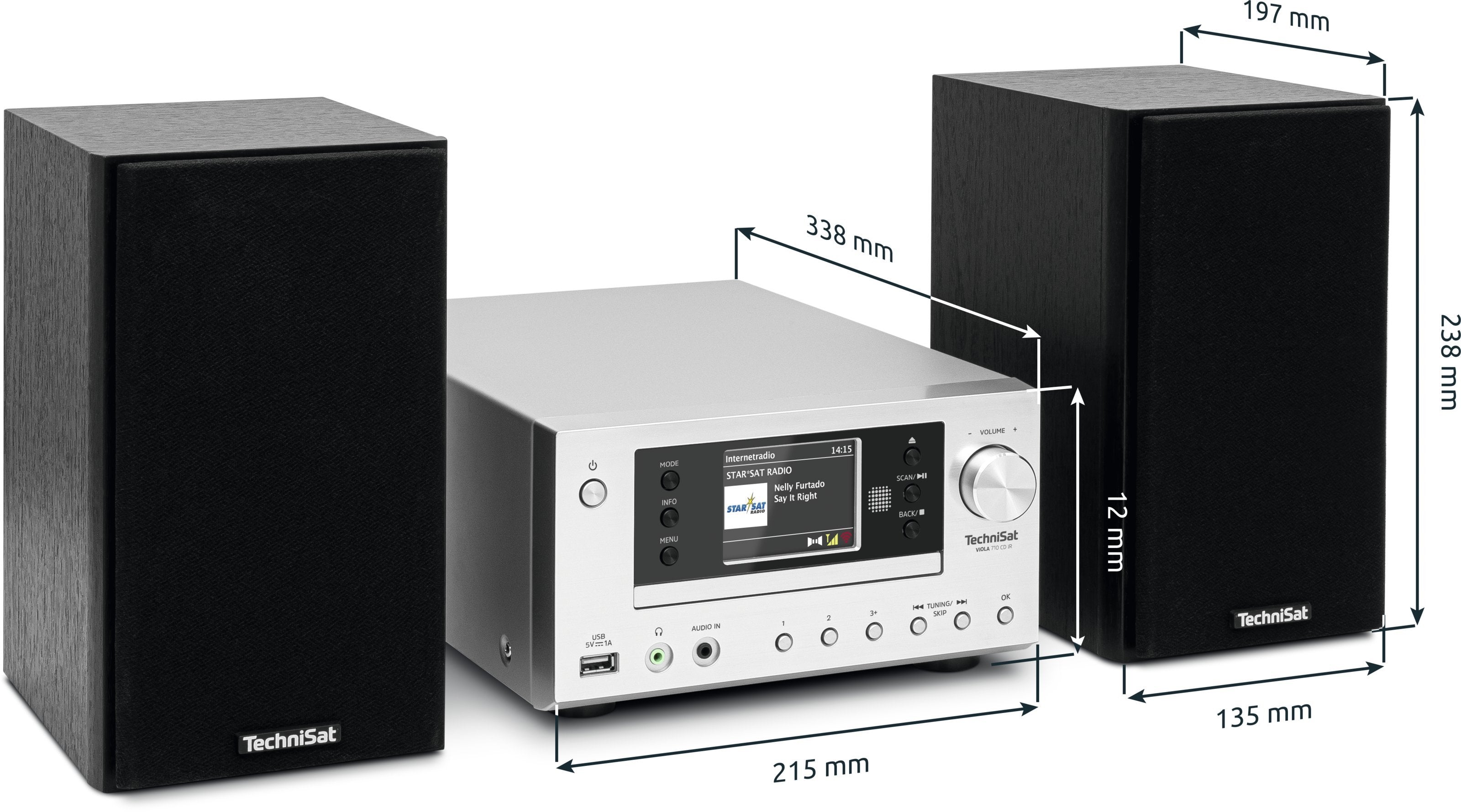 Technisat Viola 710 Cd Ir Schwarz