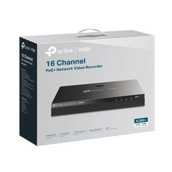 Vigi Grabador Ip Rack 02 Hdd 16 Canales Poe