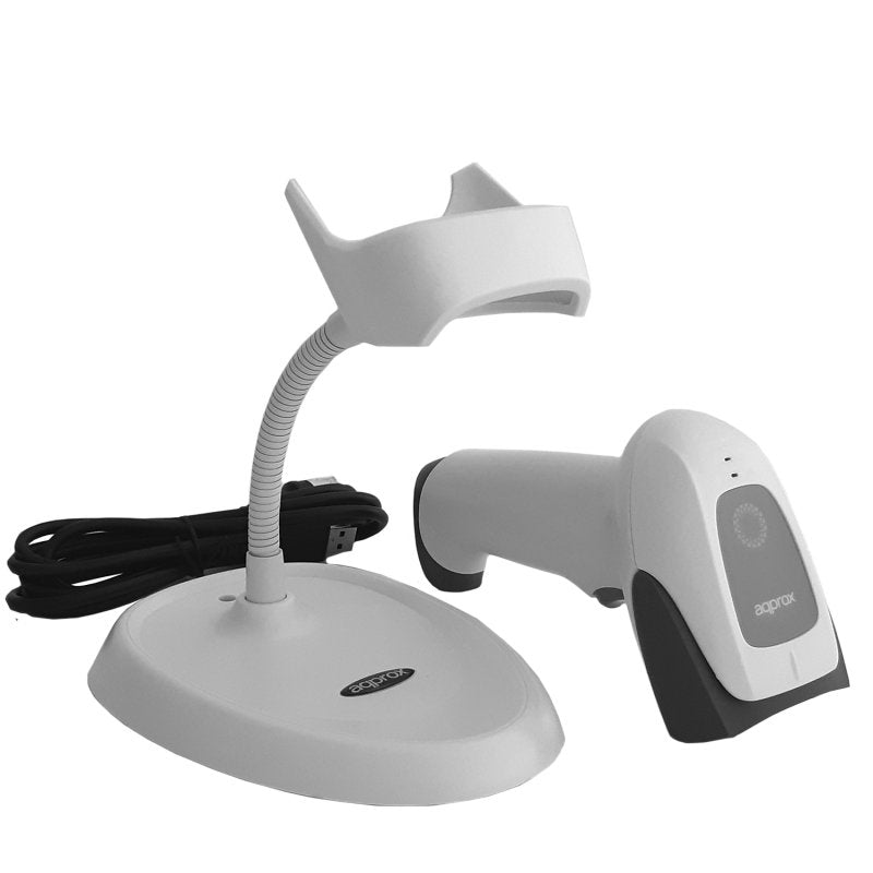 Kit Tpv Approx Cajon Portamonedas Appcash33wh Blanco + Lector/Scanner  Appls22wh + Impresora Termica Apppos80amusewh + Pack Rollos Papel Cyt8060bpa