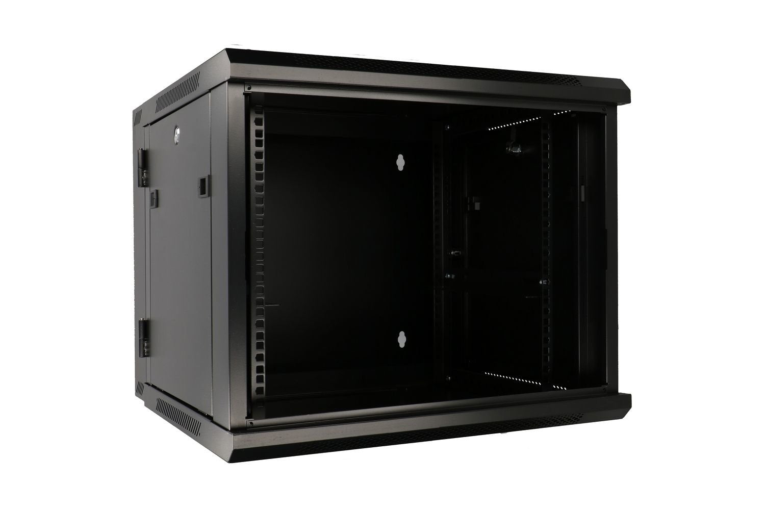 Extralink 6u 600x600 Azh Wall-Mounted Rackmount Cabinet Swing Type Black