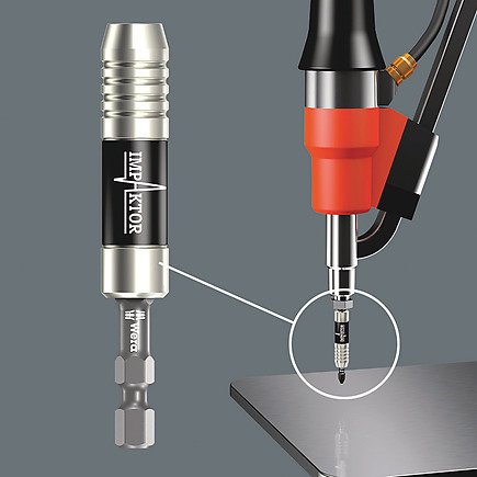 Wera Bit-Check 30 Impaktor 2, 1/4", Juego De Puntas Con Revestimiento De Diamante De 30 Piezas, Extremadamente Resistente 5057697001