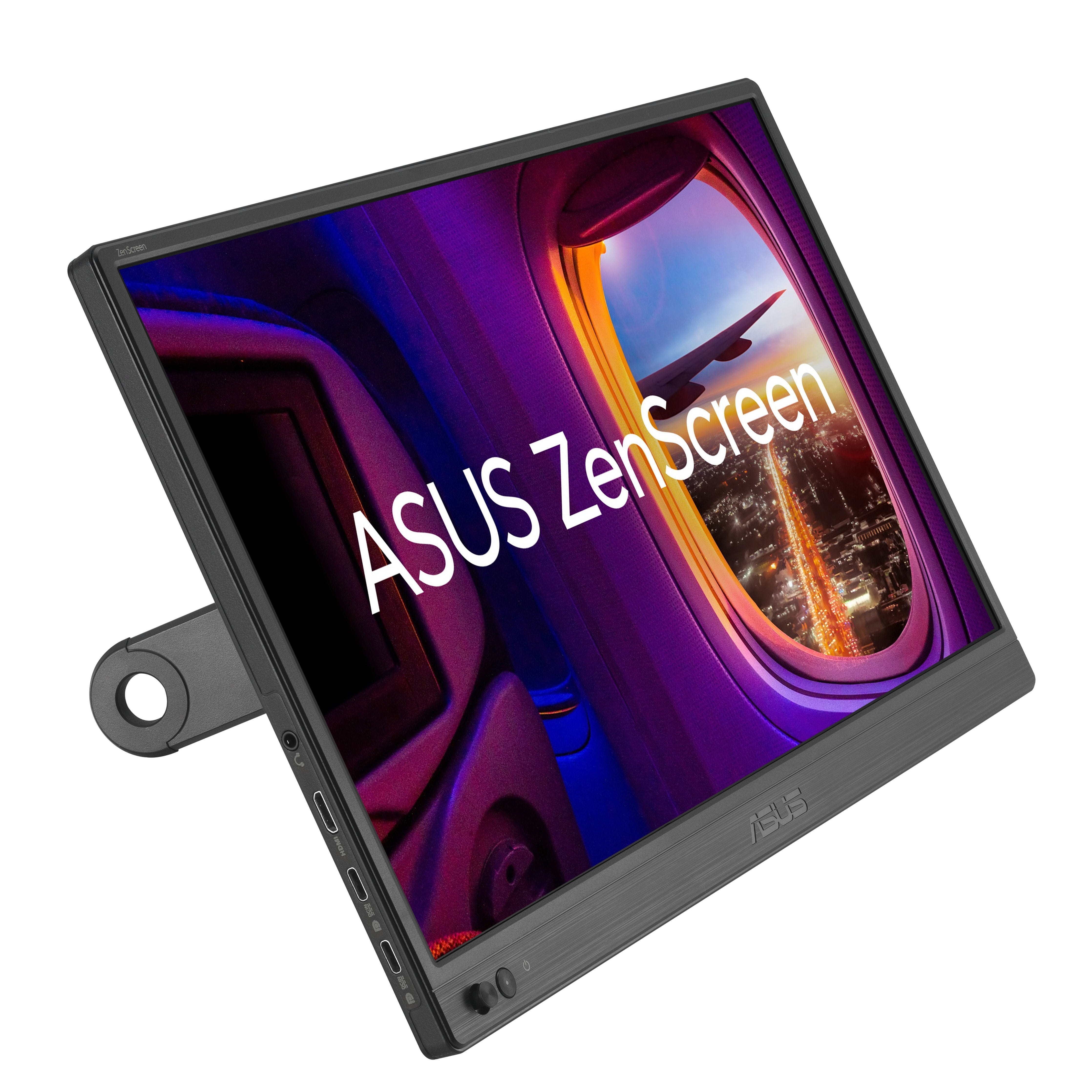 Monitor  Asus Zenscreen Mb169ck, Led 15,6", Negro, Fullhd, Ips, Usb-C, Mini Hdmi 90lm0az3-B01171