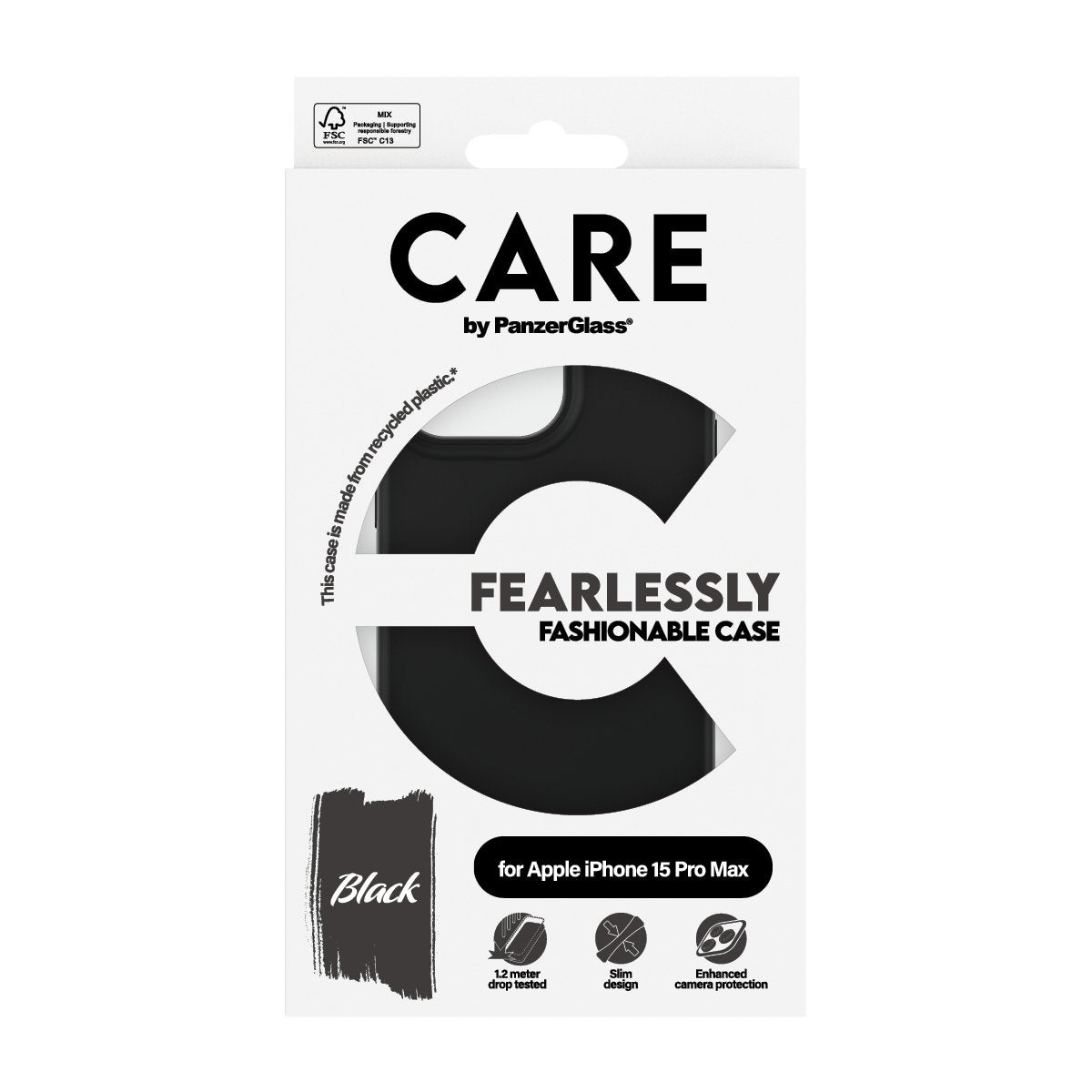 EAN 5715685005671 - PanzerGlass CARE™ by ® Case Black iPhone 15 Pro Max funda para teléfono móvil Negro imagen 3